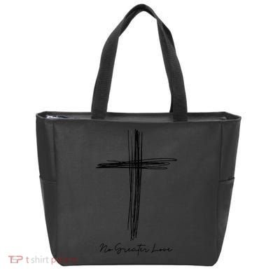 No Greater Love Cross Christian Easter Gift Tote Bag