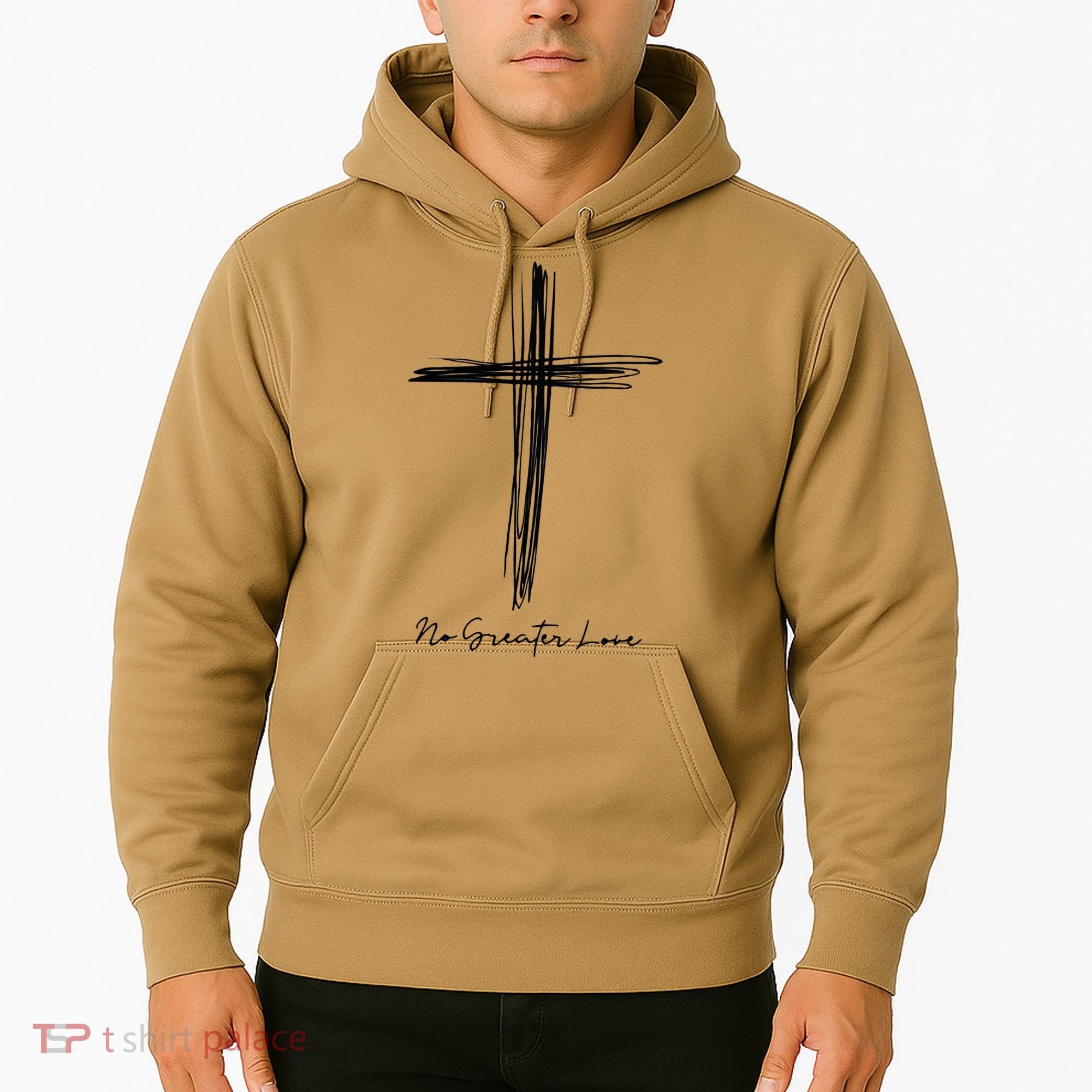 No Greater Love Cross Christian Easter Gift Hoodie