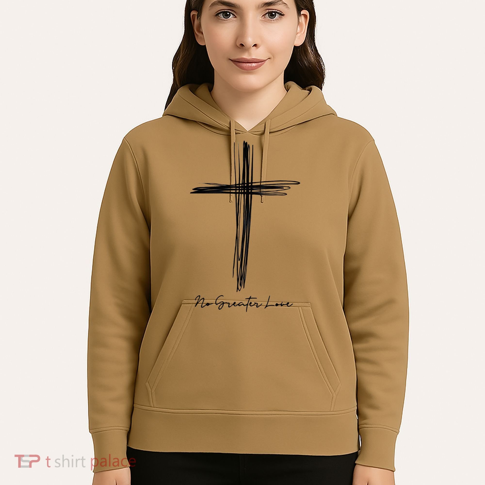 No Greater Love Cross Christian Easter Gift Hoodie
