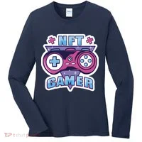 NFT Gamer Women's Long Sleeve Shirt thumb 0