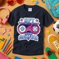 NFT Gamer Kids T-Shirt thumb 3