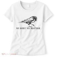 No God No Ni Dieu Ni Maitre Retro Crow Bird Women's T-Shirt thumb 0