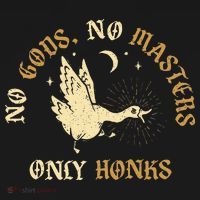 No Gods No M.A.S.T.E.R.S Only Honks Coaster thumb 2
