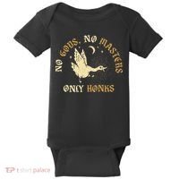 No Gods No M.A.S.T.E.R.S Only Honks Baby Bodysuit thumb 0