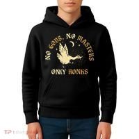 No Gods No M.A.S.T.E.R.S Only Honks Kids Hoodie thumb 4