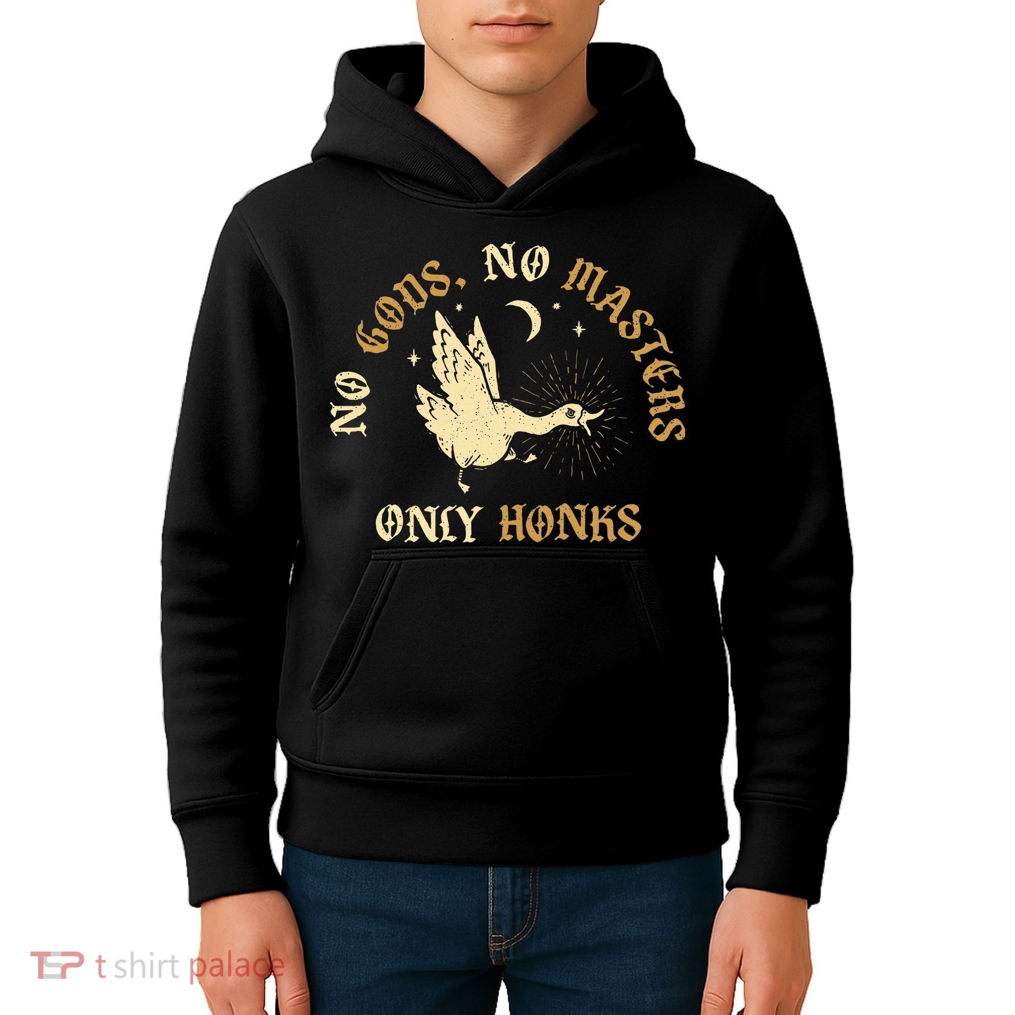 No Gods No M.A.S.T.E.R.S Only Honks Kids Hoodie