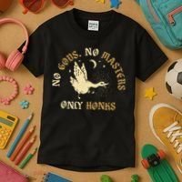 No Gods No M.A.S.T.E.R.S Only Honks Kids T-Shirt thumb 3