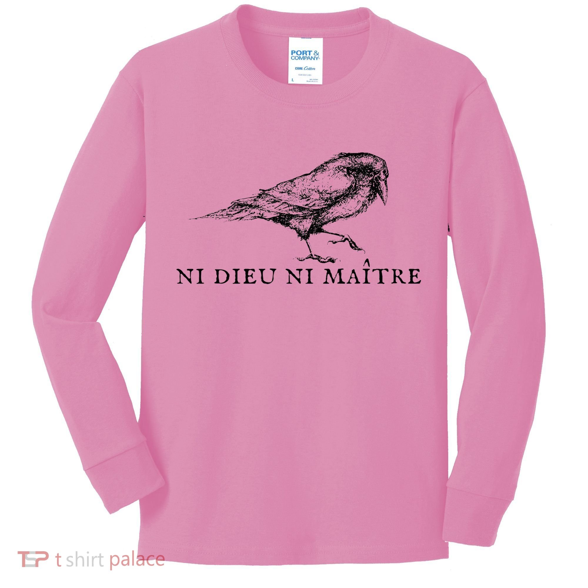 No God No Master Ni Dieu Ni Maitre Kids Long Sleeve Shirt
