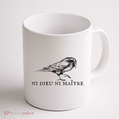 No God No Master Ni Dieu Ni Maitre Coffee Mug back