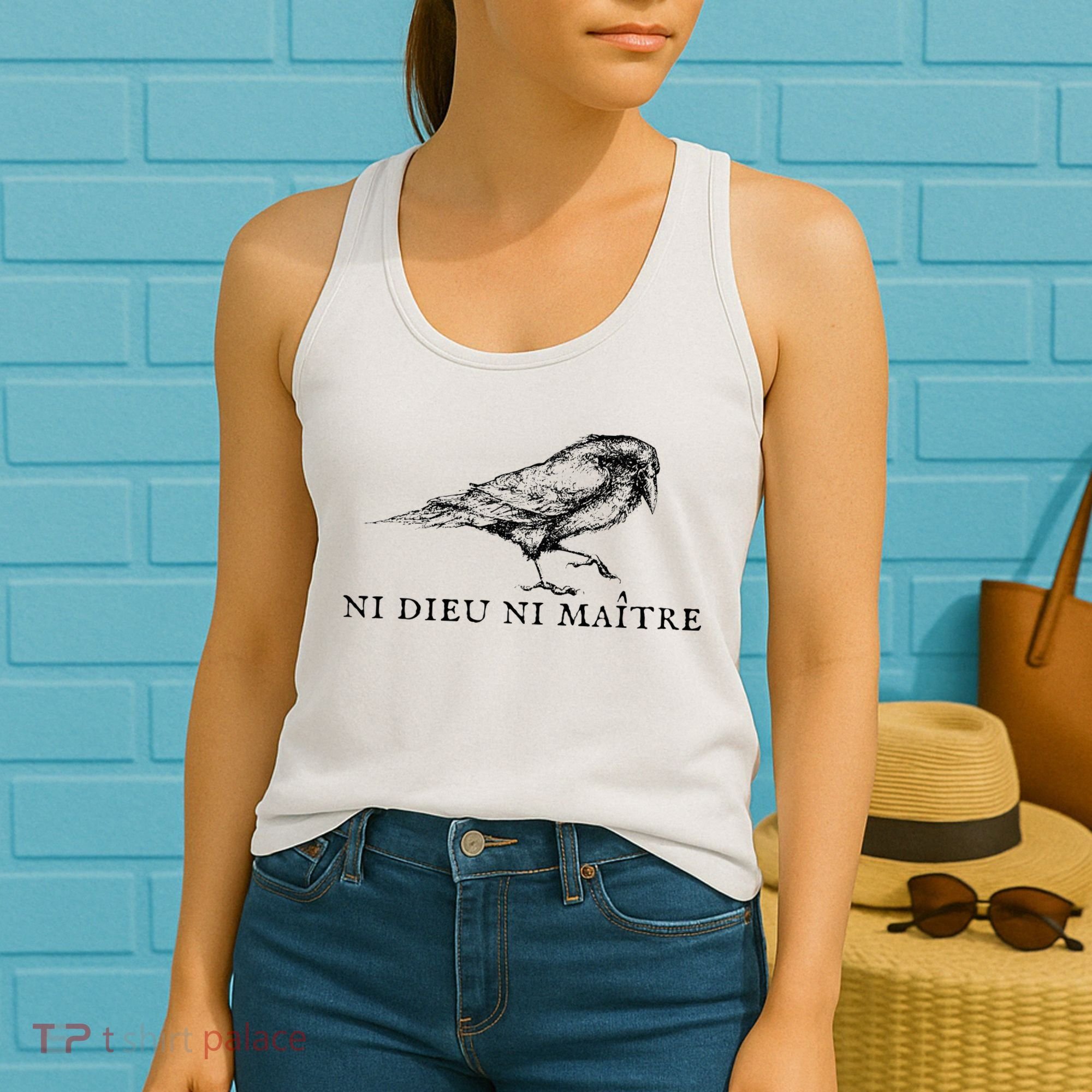 No God No Master Ni Dieu Ni Maitre Women's Tank Top