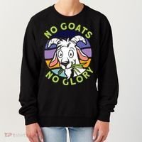 No Goats No Glory Goat Retro Goats Farmer Women's Sweatshirt thumb 0