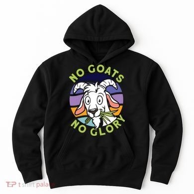 No Goats No Glory Goat Retro Goats Farmer Hoodie