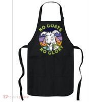 No Goats No Glory Goat Retro Goats Farmer Apron thumb 0
