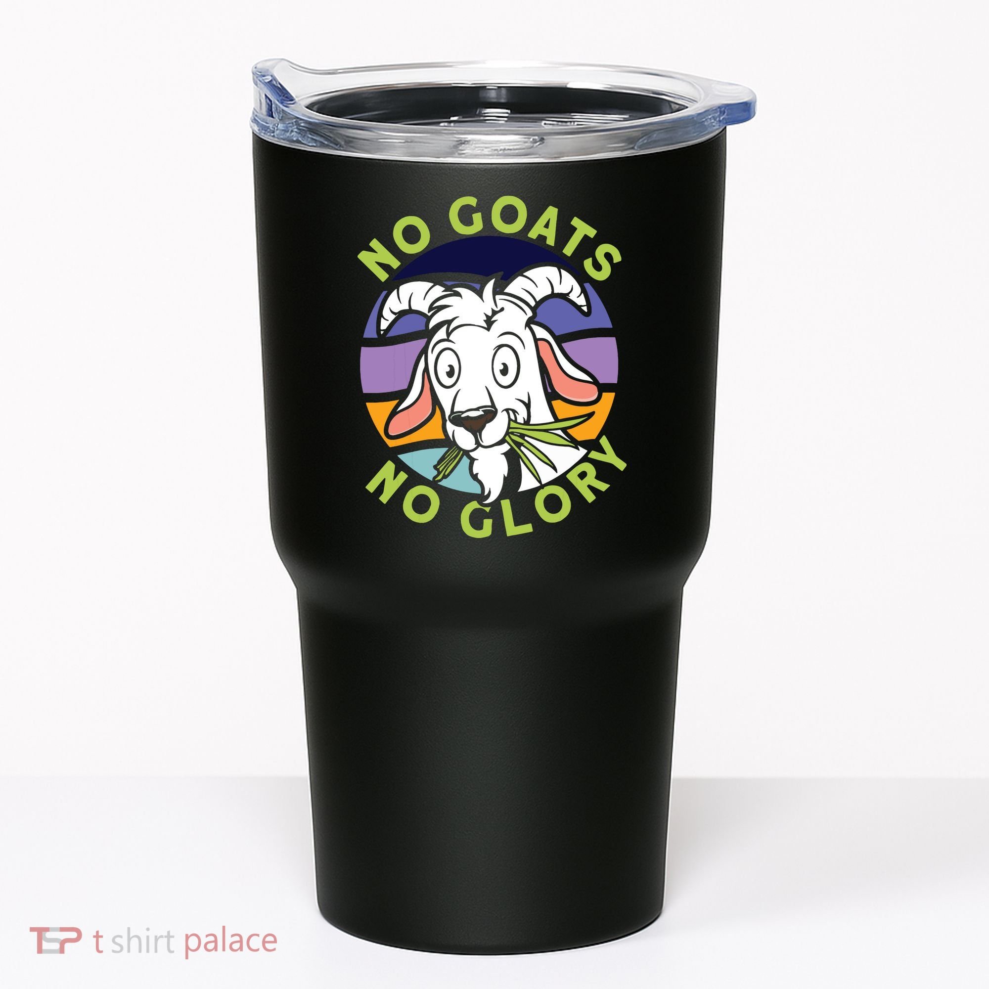 No Goats No Glory Goat Retro Goats Farmer Tumbler