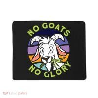 No Goats No Glory Goat Retro Goats Farmer Mousepad thumb 0