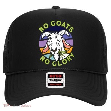 No Goats No Glory Goat Retro Goats Farmer Hat