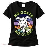 No Goats No Glory Goat Retro Goats Farmer Women's T-Shirt thumb 0