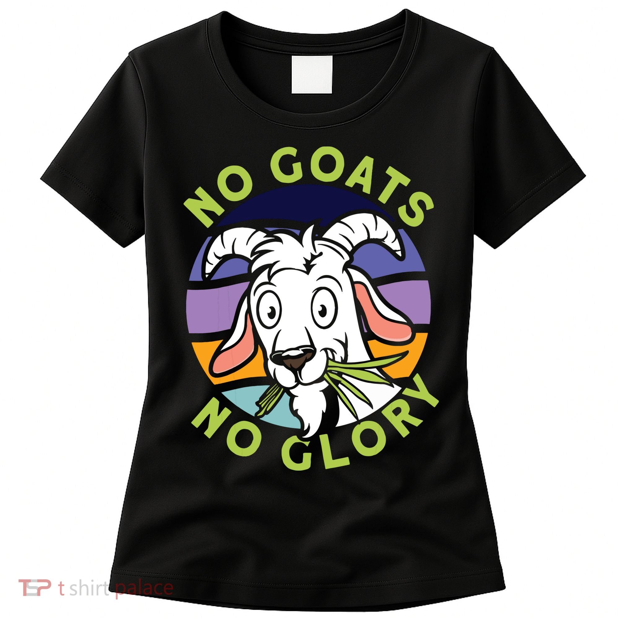 No Goats No Glory Goat Retro Goats Farmer Women's T-Shirt