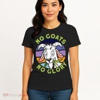 No Goats No Glory Goat Retro Goats Farmer Women's T-Shirt thumb 4