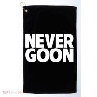Never Goon Golf Towel thumb 0