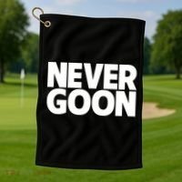 Never Goon Golf Towel thumb 1