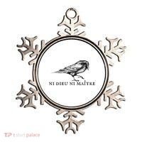 No God No Master Ni Dieu Ni Maitre Retro Crow Bird Ornament thumb 0