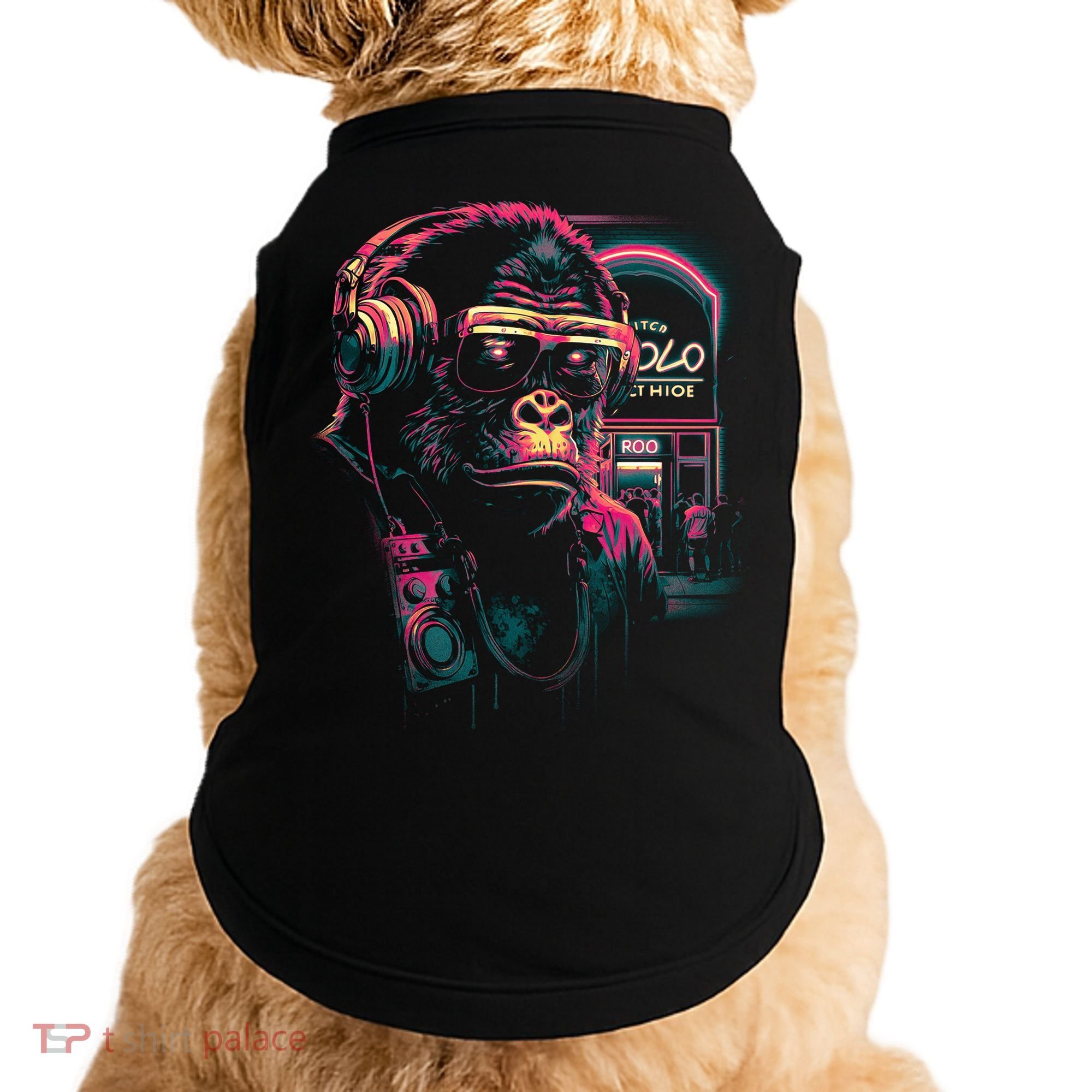 Neon Gorilla Doggie Tank