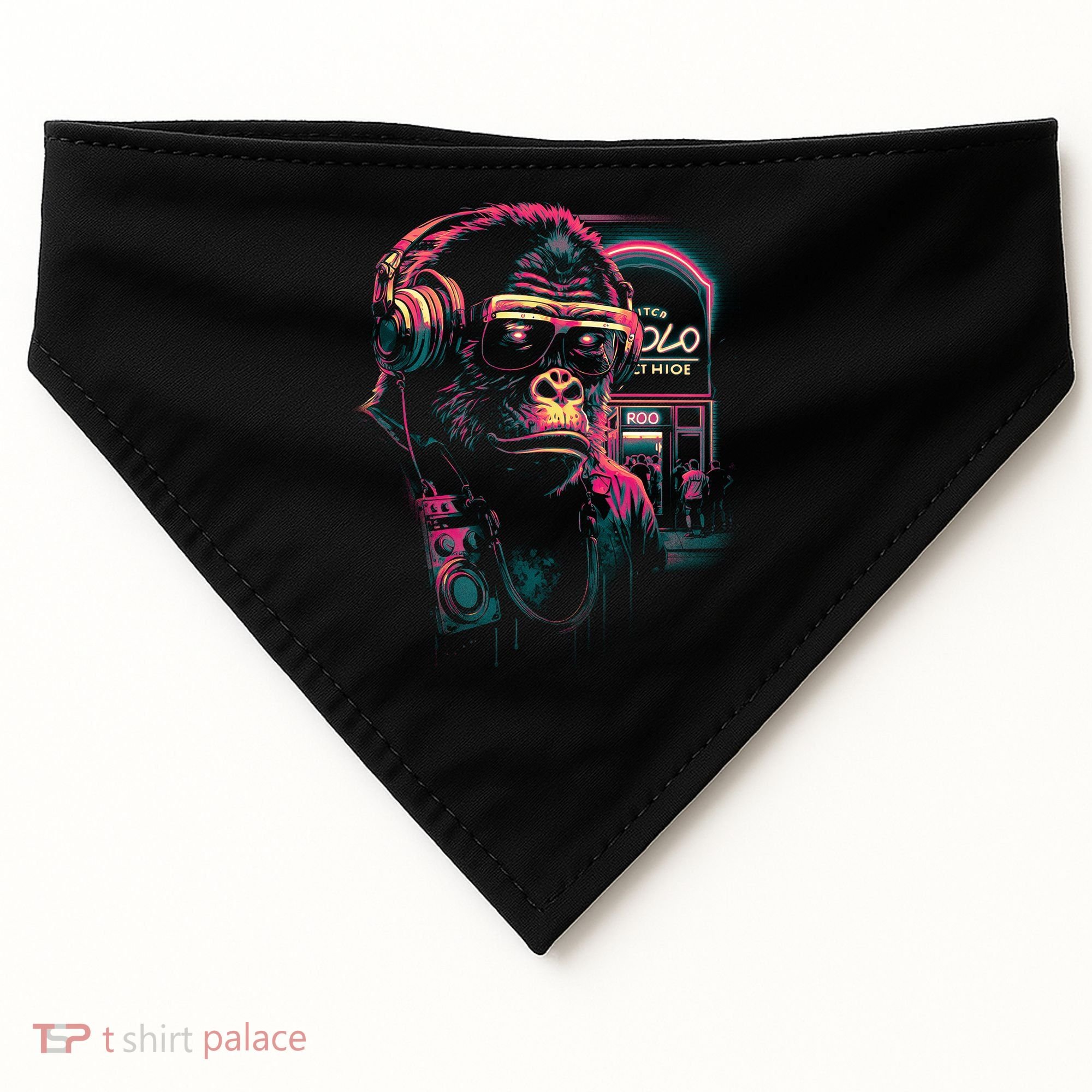 Neon Gorilla USA-Made Doggie Bandana