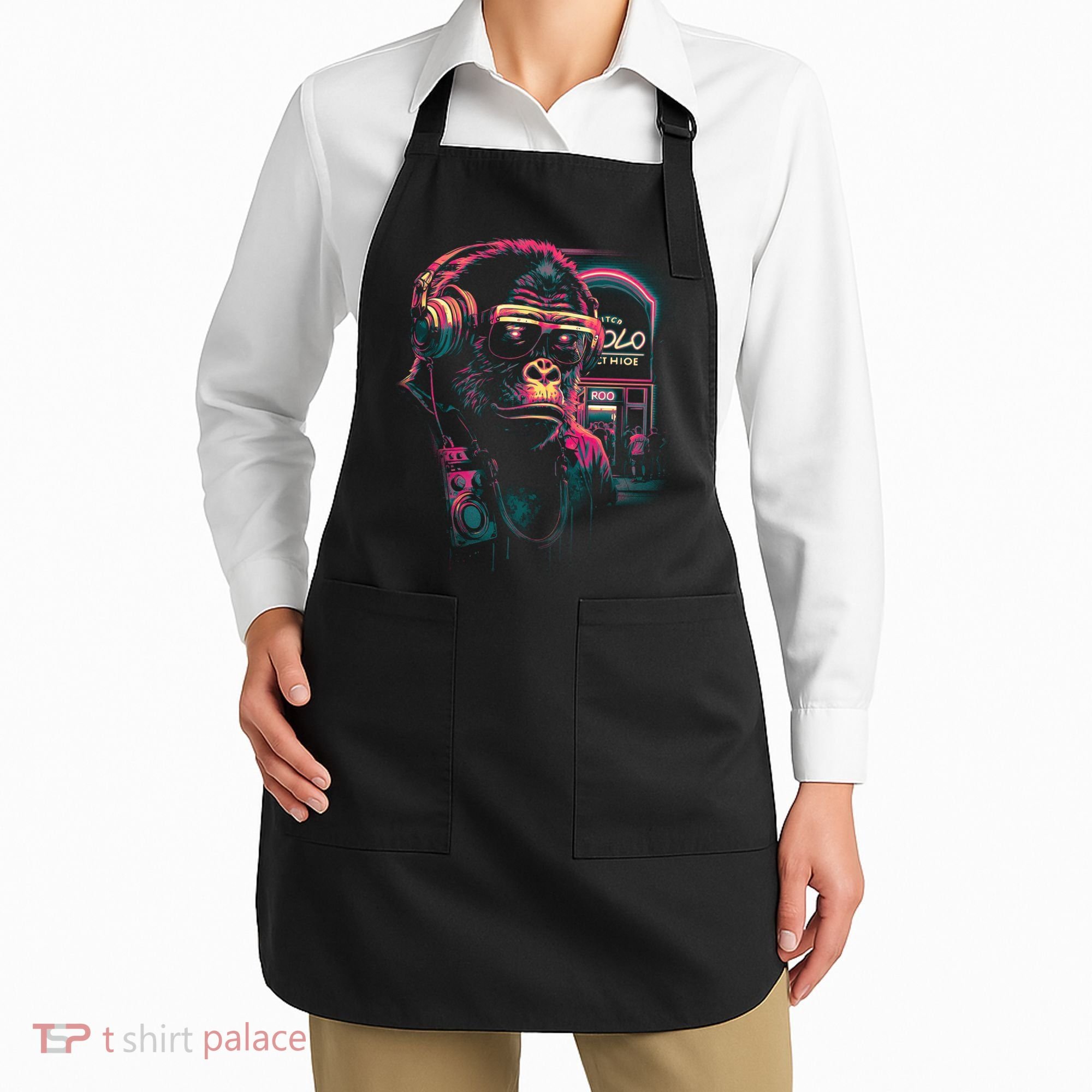 Neon Gorilla Apron