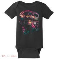 Neon Gorilla Baby Bodysuit thumb 0
