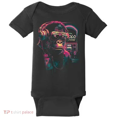 Neon Gorilla Baby Bodysuit