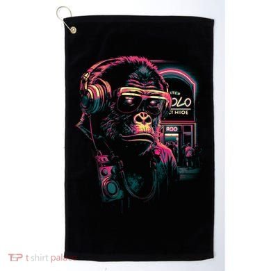 Neon Gorilla Golf Towel