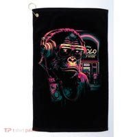 Neon Gorilla Golf Towel thumb 0