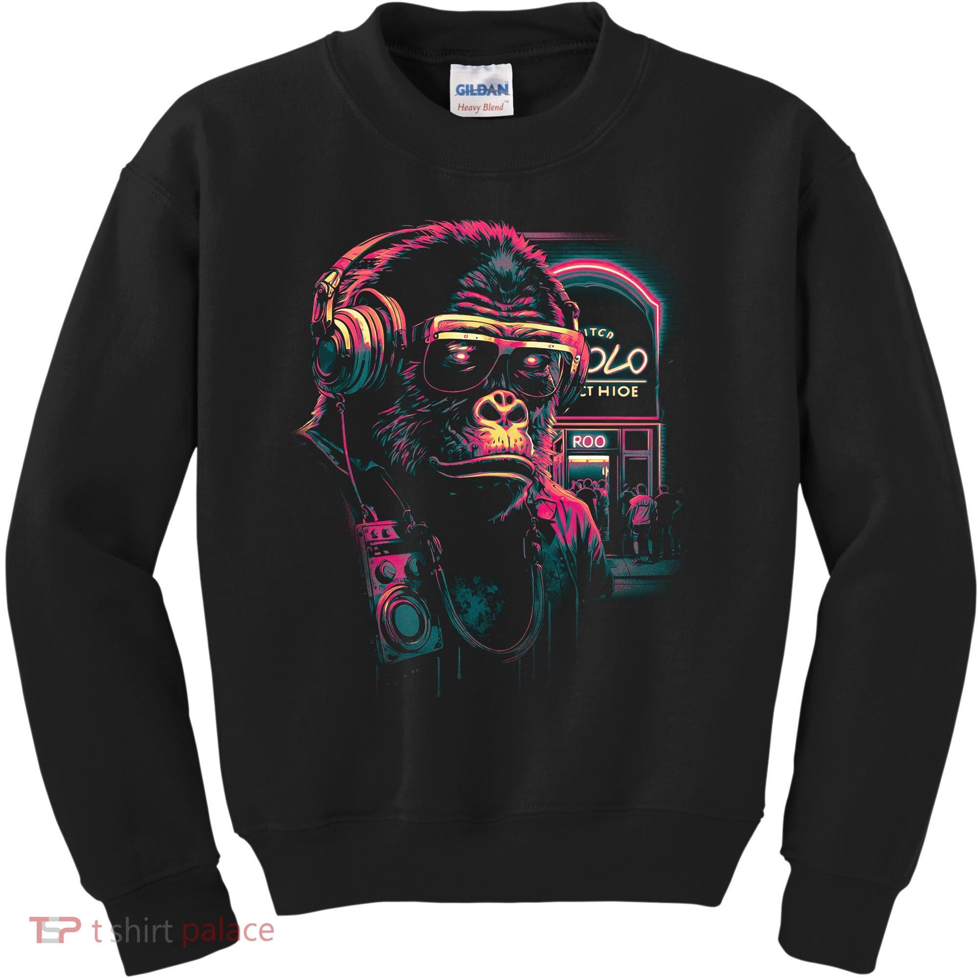 Neon Gorilla Kids Sweatshirt