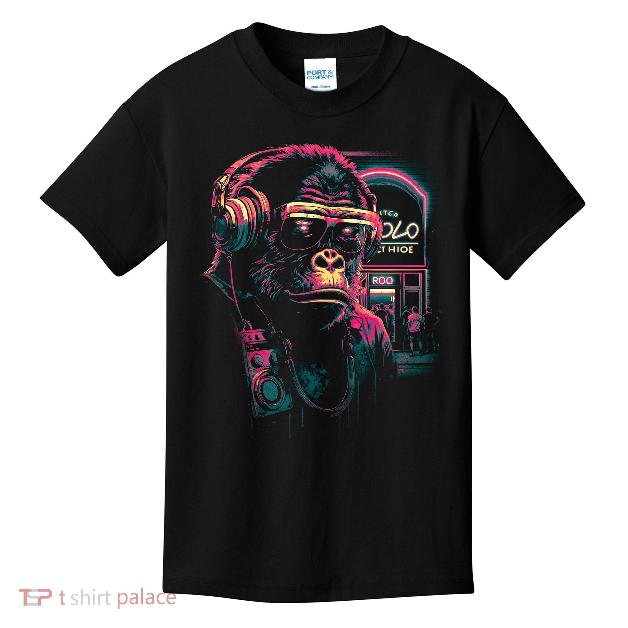 Neon Gorilla Kids T-Shirt