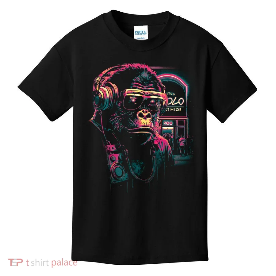 Neon Gorilla Kids T-Shirt
