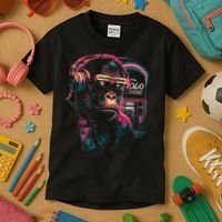 Neon Gorilla Kids T-Shirt thumb 3