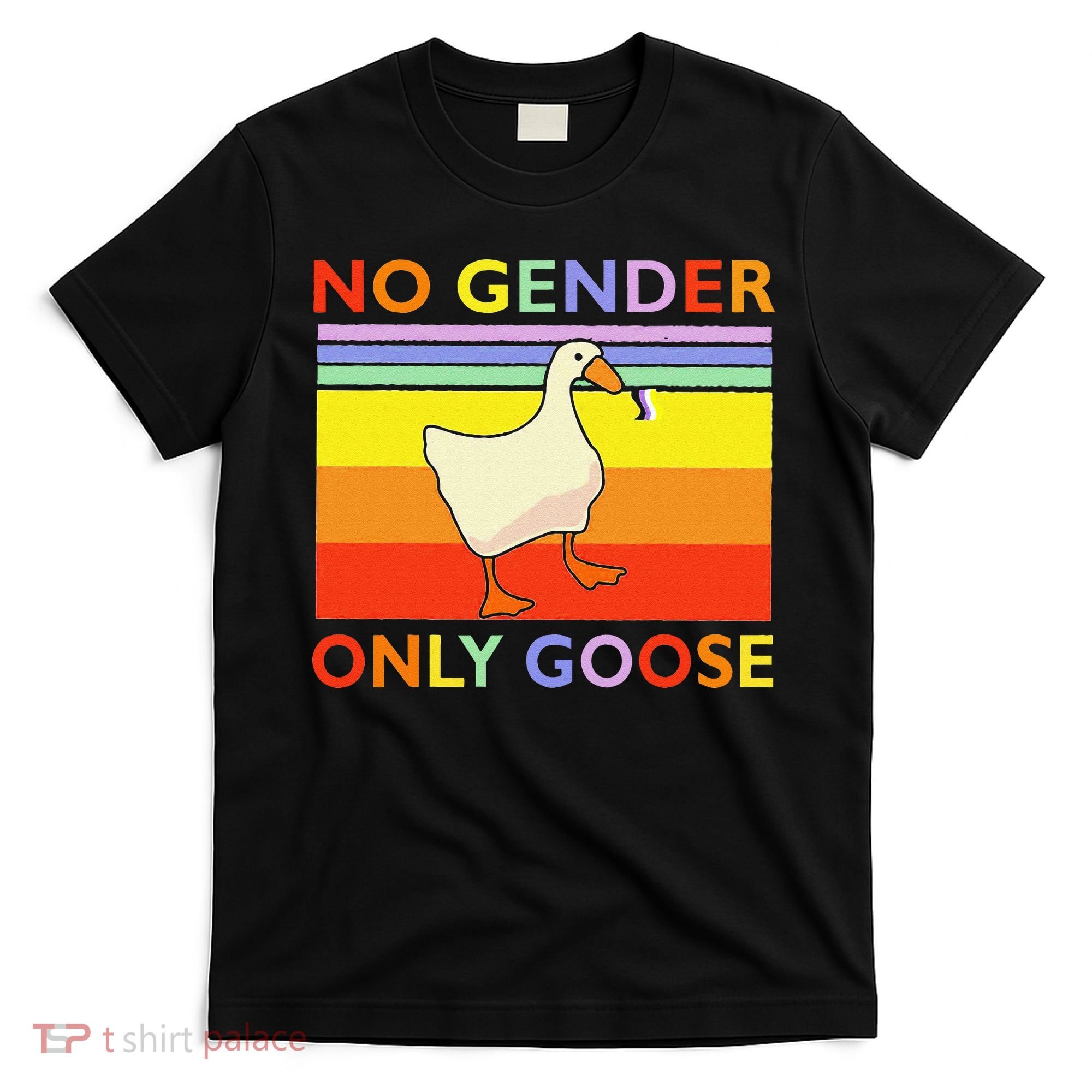 No Gender Only Goose Retro Vintage T-Shirt