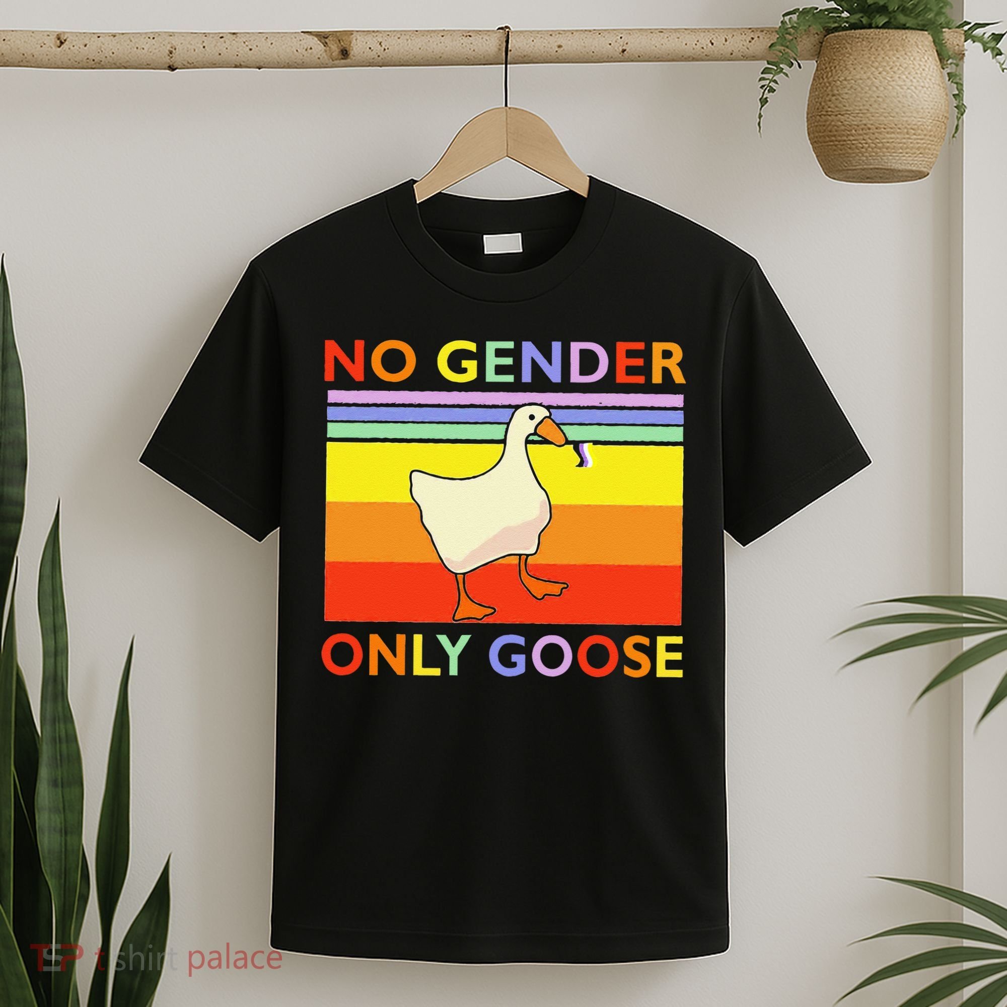 No Gender Only Goose Retro Vintage T-Shirt