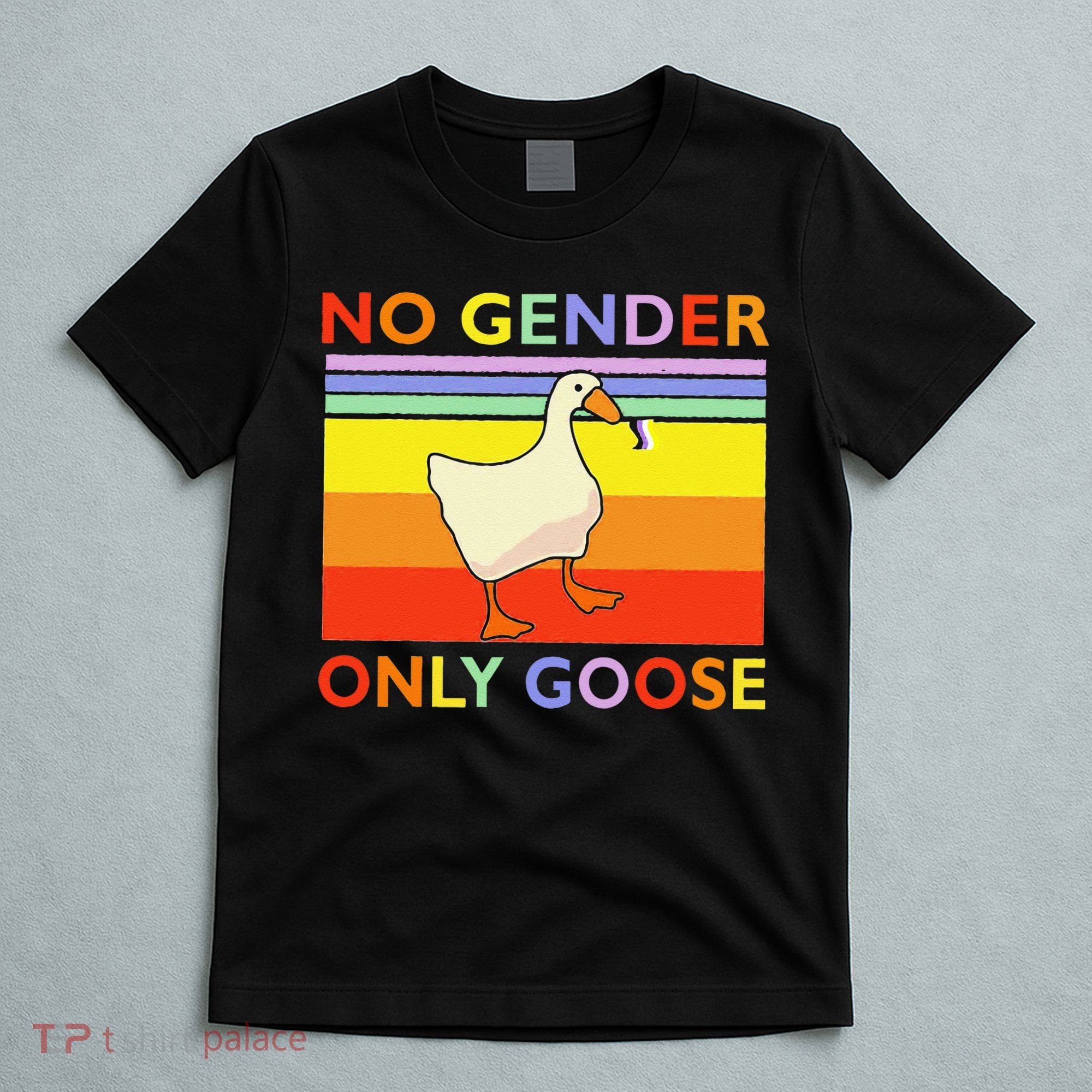 No Gender Only Goose Retro Vintage T-Shirt