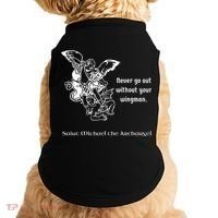 Never Go Out Without Your Wingman Saint Michael Doggie Tank thumb 0