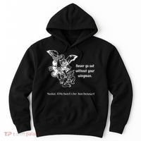 Never Go Out Without Your Wingman Saint Michael Hoodie thumb 0