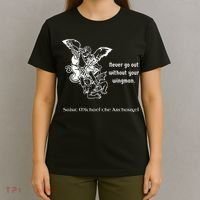 Never Go Out Without Your Wingman Saint Michael T-Shirt thumb 4