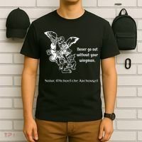Never Go Out Without Your Wingman Saint Michael T-Shirt thumb 6