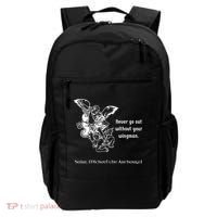 Never Go Out Without Your Wingman Saint Michael Backpack thumb 0