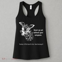 Never Go Out Without Your Wingman Saint Michael Women's Tank Top thumb 3