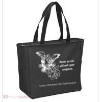 Never Go Out Without Your Wingman Saint Michael Tote Bag thumb 2