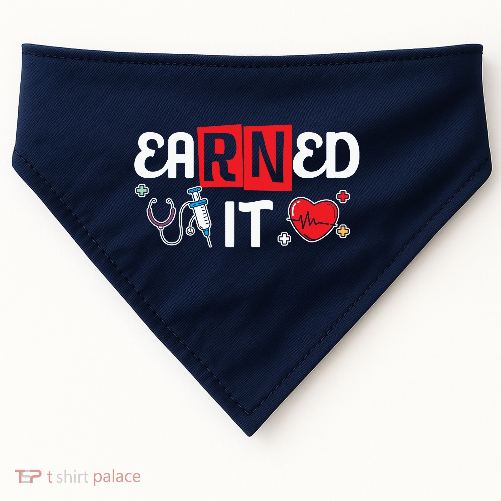Nursing Graduation RN Gift USA-Made Doggie Bandana