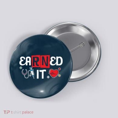 Nursing Graduation RN Gift Button