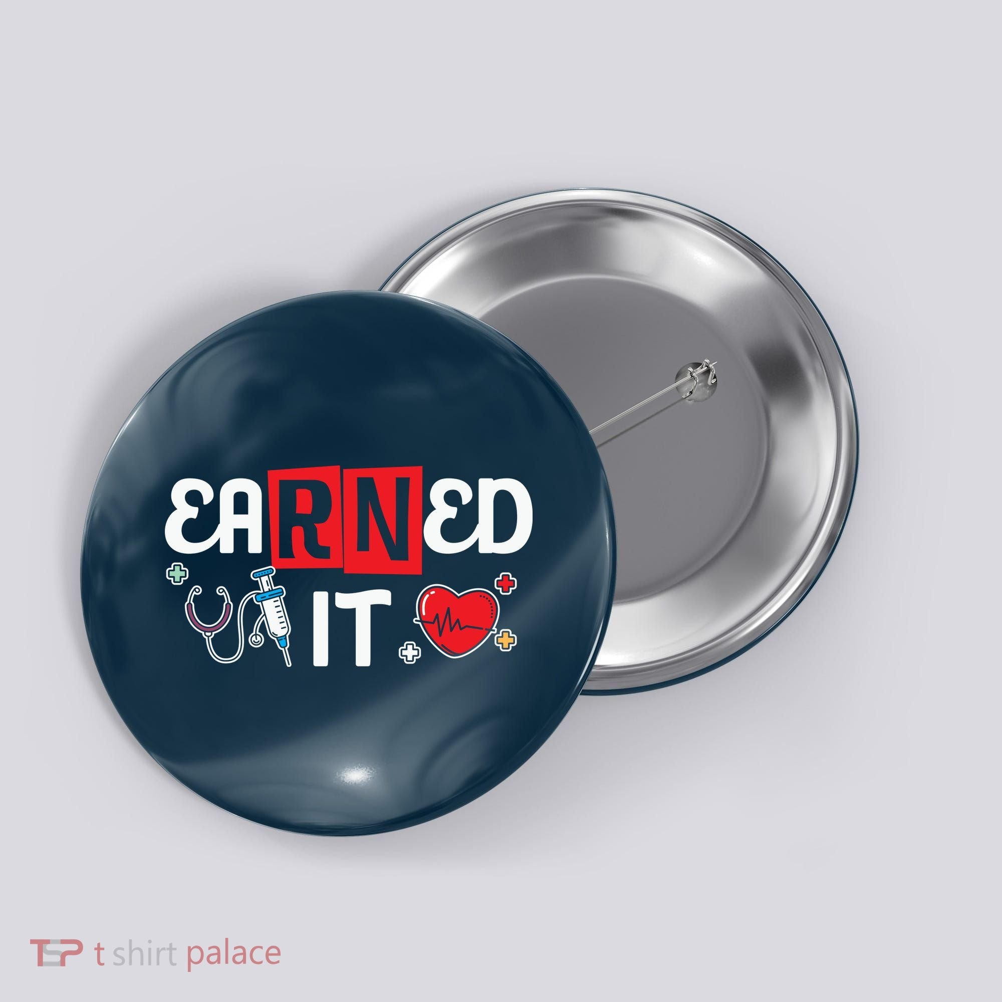Nursing Graduation RN Gift Button